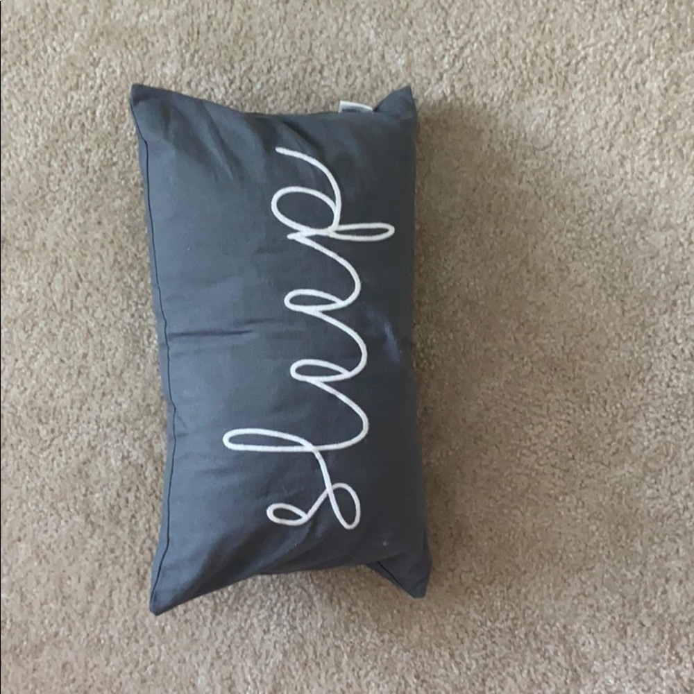 Sleep throw pillow